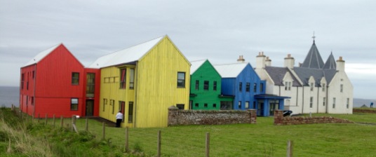 Colourful accommodation, John O'Groats.