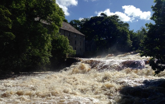 The mill race at Forss.